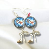 Cigar Lady Detroit Lions Football Stillettos 