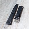 20mm Corfam Style Pigskin In Dark Navy
