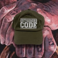 Olive/White Logo Cap embroidered 