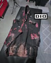 black red lava Large hoodie 