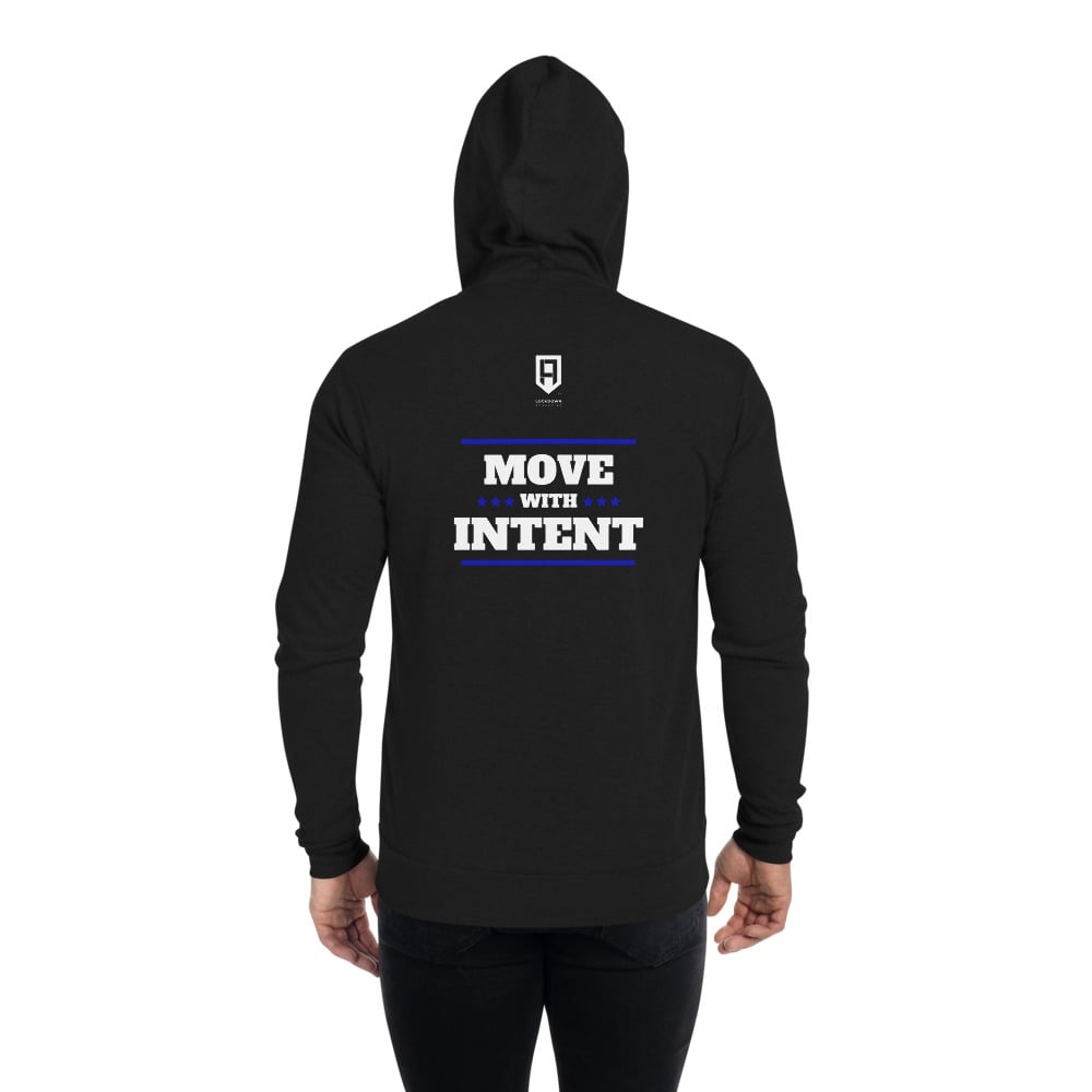 Image of White Shield Lightweight Zip Up Hoodie