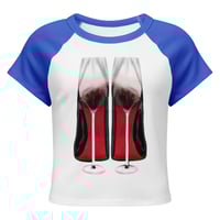 Image 6 of HIGH HEELED WINE - Women's baby tee