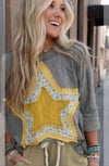 Star Struck 3/4 Sleeve Top