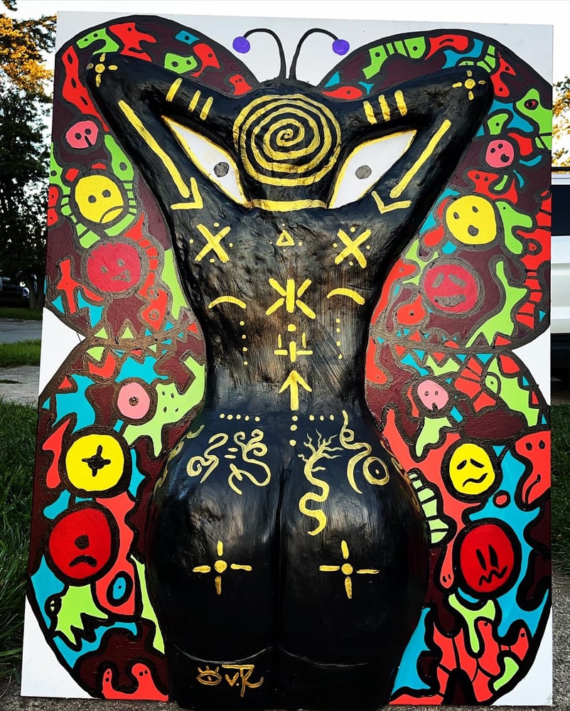 Image of “ Butterfly Affection “   36x48