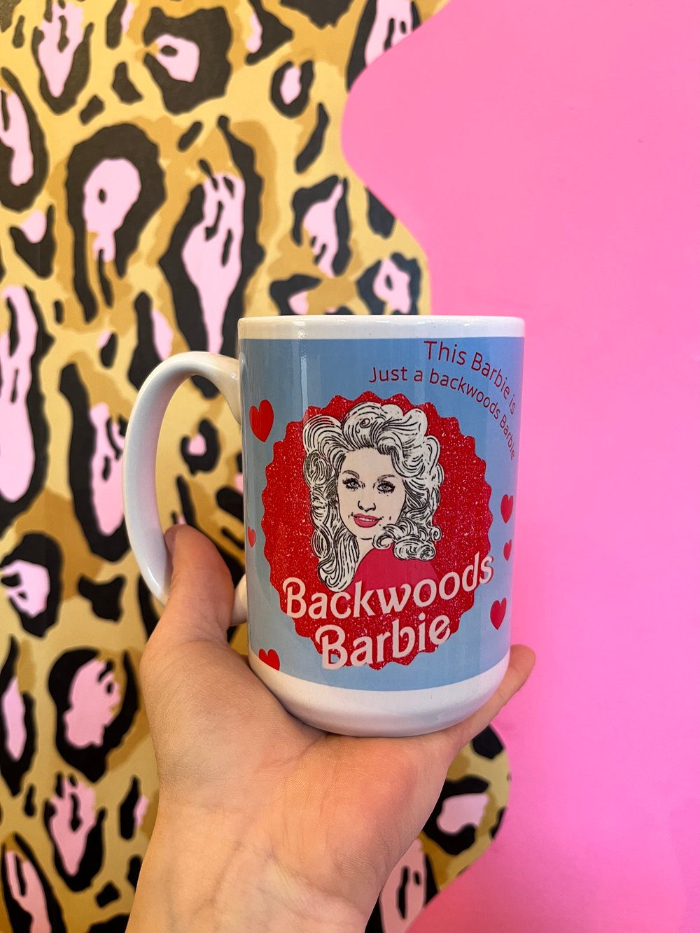 Image of Backwoods barbie large mug