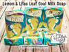 Lemon & Lilac Leaf Goat Milk Soap