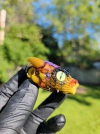 Image 8 of Fuchsia Fire DragonHead Pendant