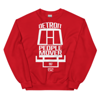 Image 5 of People Mover Detroit Unisex Sweatshirt (Colors Available)