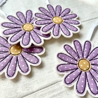 Image 1 of Purple Daisy Decorations 