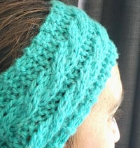 Image 1 of Easy cable knit headband (pattern)