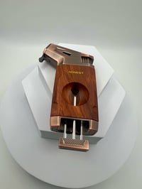 Image 3 of Cigar Torch with built in Cigar Cutter ( V - Cut ) 