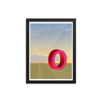 Image 3 of The Pink O Framed poster