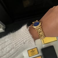 Image 5 of AUTHENTIC * RARE Vintage Fendi Blue Dial 18k Gold - With original box🌟