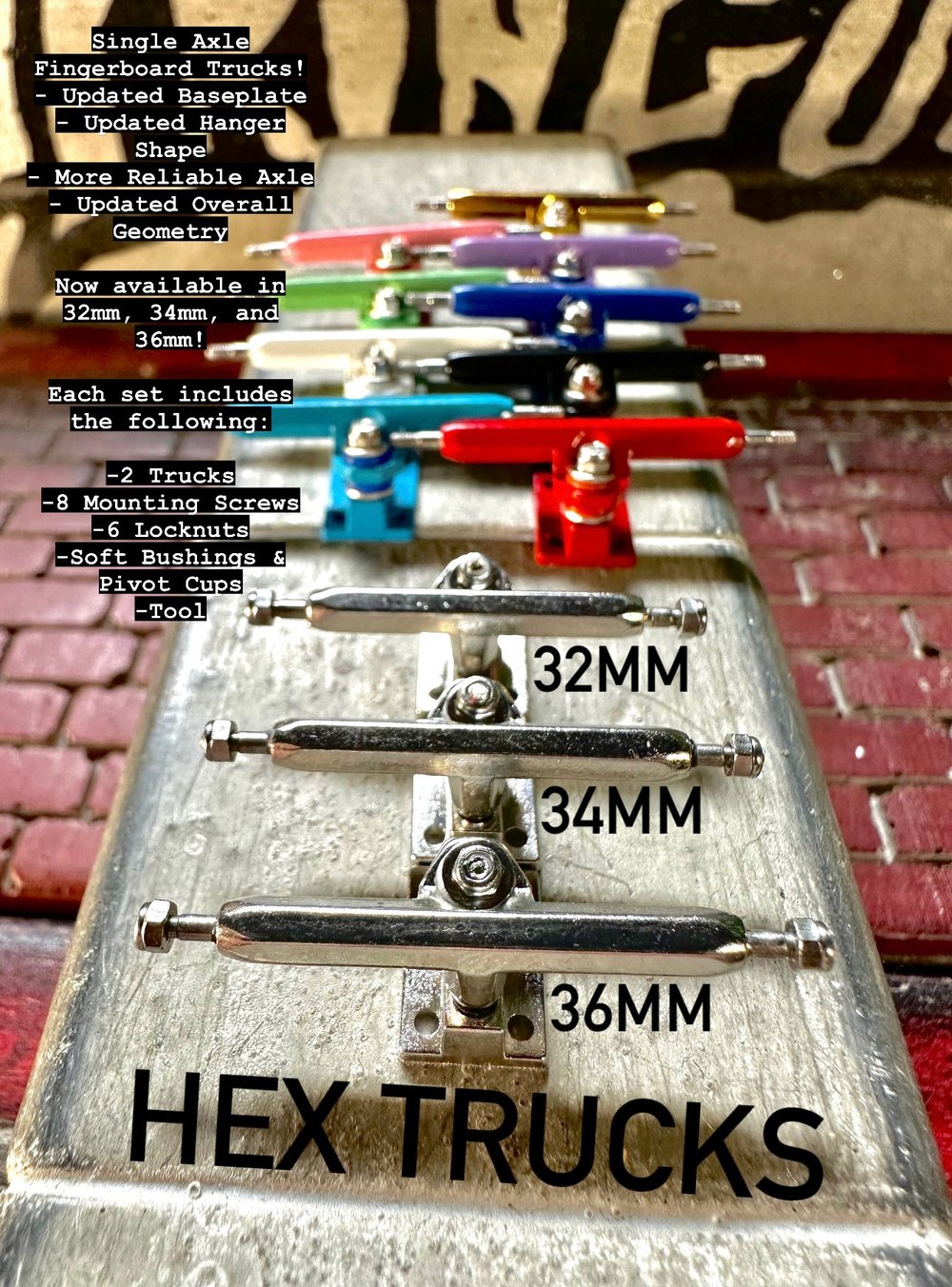 HEX Trucks 36mm