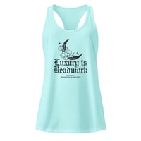 Image 1 of Luxury is Beadwork Women’s fitted racerback tank top