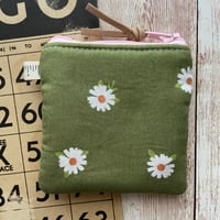 Image 7 of "Garden Party" Super Mini Quilted Zipper Bag