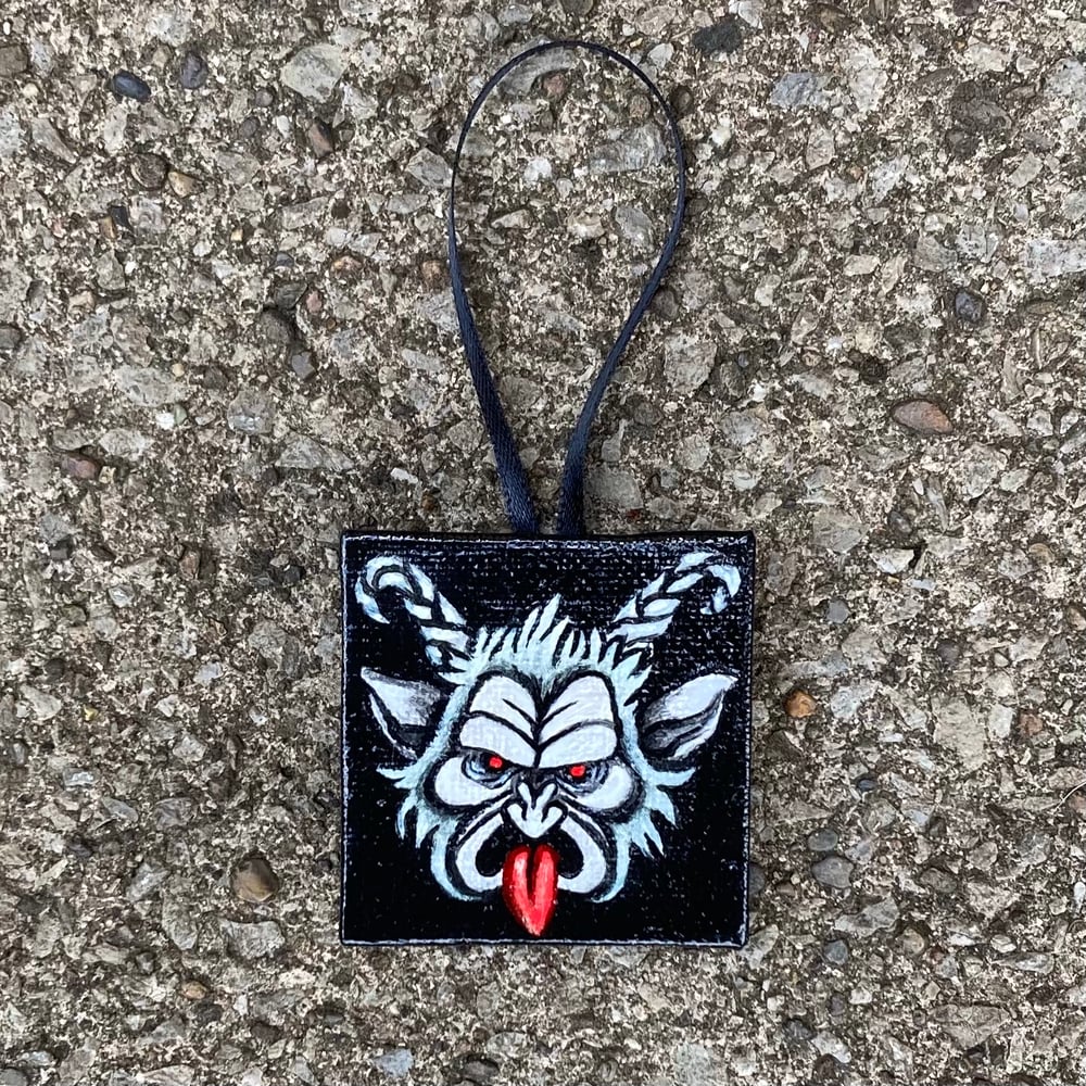Image of Tiny Painting Ornament - Krampus 4
