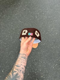 Image 5 of PEACH BRIM MULTI TONE ST LUCIA METS  CUSTOM FITTED CAP