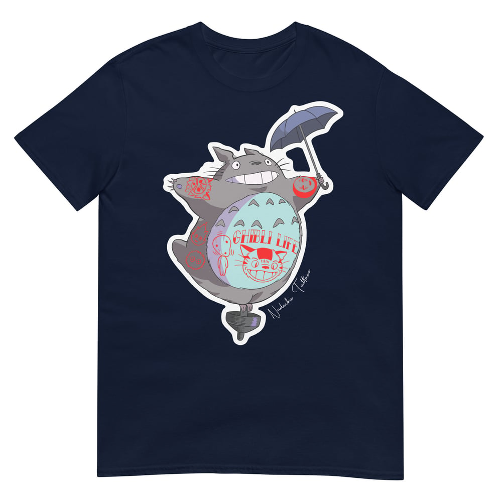 Tattooed Totoro by Nadeska Tattoos unisex shirt