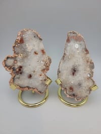 Image 12 of Set of 2 Argentine Agate Small Crystal Slices - 6 styles 