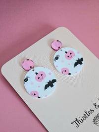 Image 3 of Printed Halloween Dangles - SKU 584