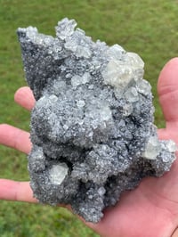 Image 1 of Quartz With UV Calcite & Green Fluorite Specimen #1842