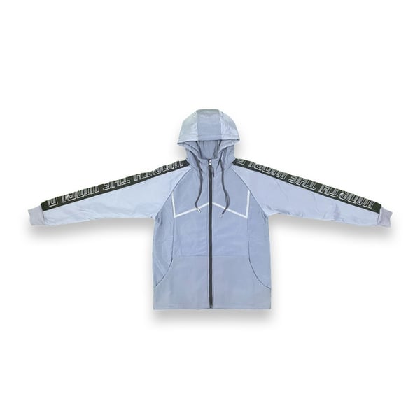 Image of Jules "Weather Proof" Full Zip Hoodie Slate Blue 