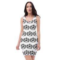 Image 2 of Marlowe Ink Logo Bodycon dress