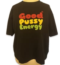 Image 2 of “One Love” black small oversized T-shirt SAMPLE SALE