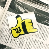 Image 1 of Shaka Race Glove Vinyl Decal