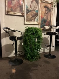 Image 1 of Luxurious Cowhide Bar Stools:
