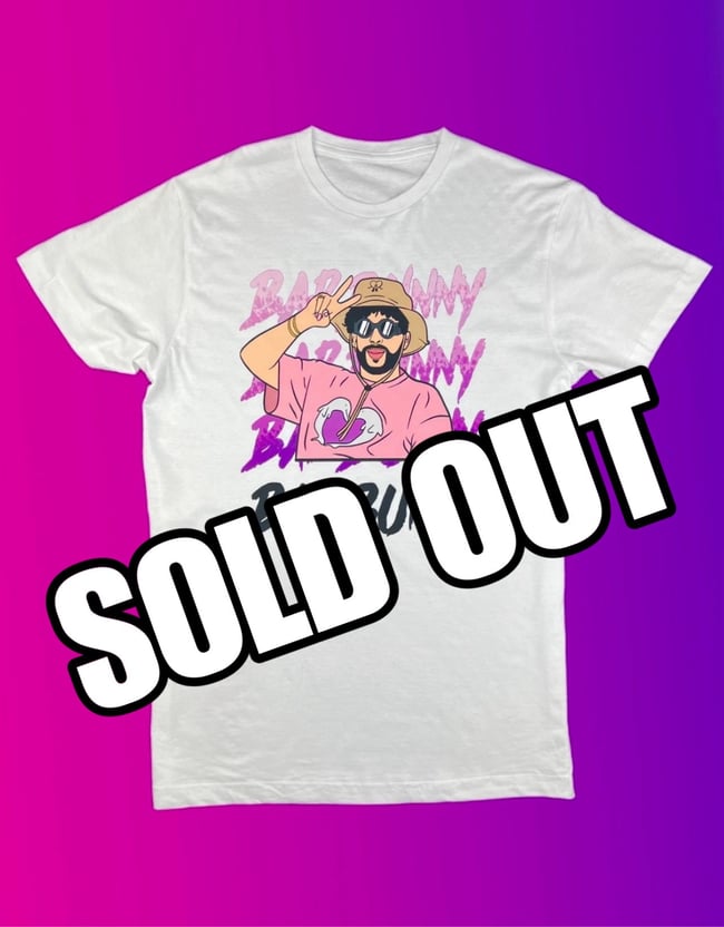 Bad Bunny T-Shirt Tee (Camisa Bad Bunny)