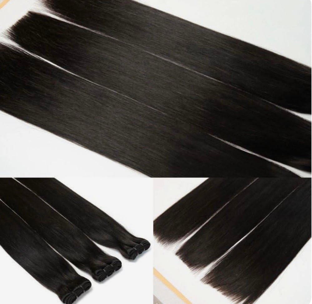 Image of Double Drawn Straight Hair Bulk Hair Kit