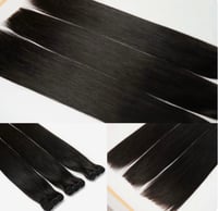 Image 2 of Double Drawn Straight Hair Bulk Hair Kit
