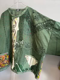 Image 9 of Sunday puzzle jacket, green (xs-xxl)