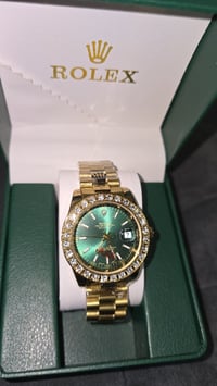 Image 2 of *Exclusive* 💰 Money Green 💰 Big Face Luxury Watch