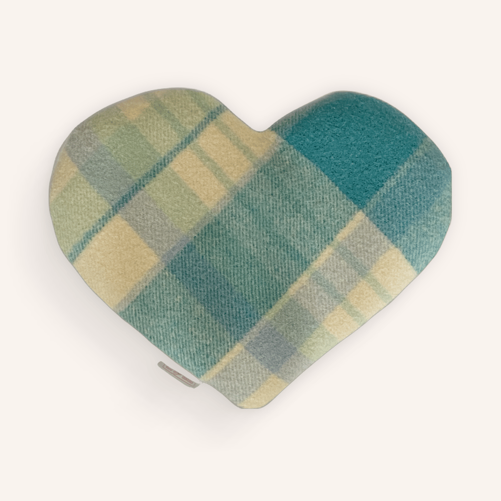 Image of Wheat Pack - Heart shaped Blue and Cream