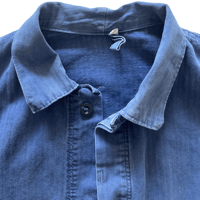 Image 3 of GERMAN HERRINGBONE WORK JACKET 1980 OG (L)