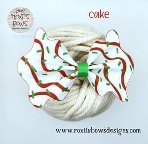 Image of Festive Faux Leather Bows