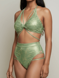 Image 3 of Snake Charmer-Spring edit - Pearl Shorts - Available in 4 colours