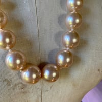 Image 6 of Faux Pearl and Rhinestone Necklace