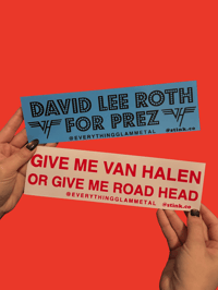 Van Halen Bumper Stickers