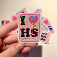 Image 1 of i love HS sticker