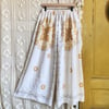 Medallion Garden Linen Tablecloth Granny Pants