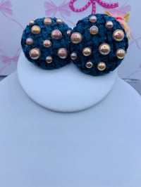 Image 3 of   Button Earrings #2