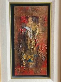 Image 3 of Jeune homme au gilet (Young Man in a Vest), mixed media on canvas