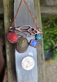 Image 2 of Electroformed seashell bib necklace 01