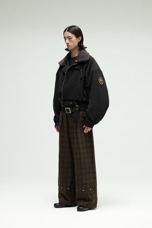 Image of EQUALNEAR - Heartcore Bomber Jacket (Black)