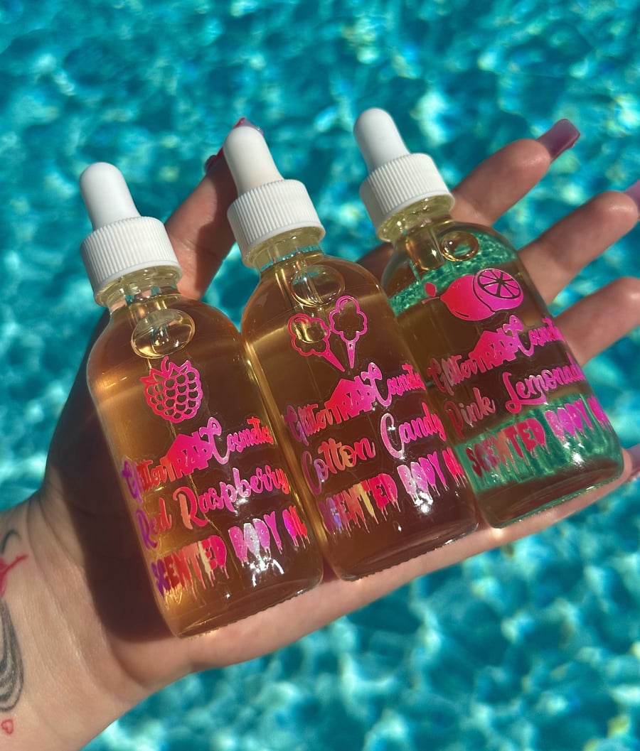 Image of NEW Scented Color Free Moisturizing Body Oils💘💧