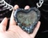 Snakeskin heart chunky pendant Image 3